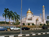 The Sultan Omar Ali Saifuddin Mosque in Kampong Ayer